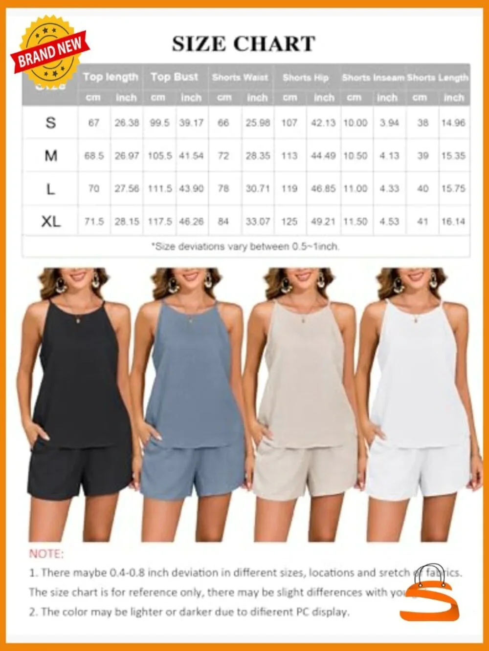 Pure Linen 2 Piece Short Set Sleeveless Halter Top High Waist Shorts Lounge